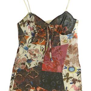 Urban Outfitters GorgeousPatterned Tank Mesh Dress with beautiful detailing